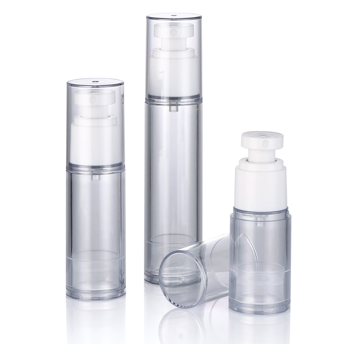 30 ml 50 ml 60 ml 80 ml 100ml lotion rechargeable emballage cosmétique bouteille de pompe de sérum sans air l02-1