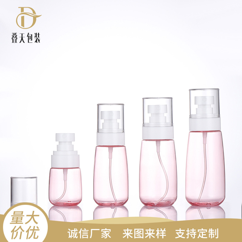 30/60 / 80/100 ml Transparent en forme de U épais Bottomage petit vaporisage bouteille pulvérisation bouteille de pulvérisation