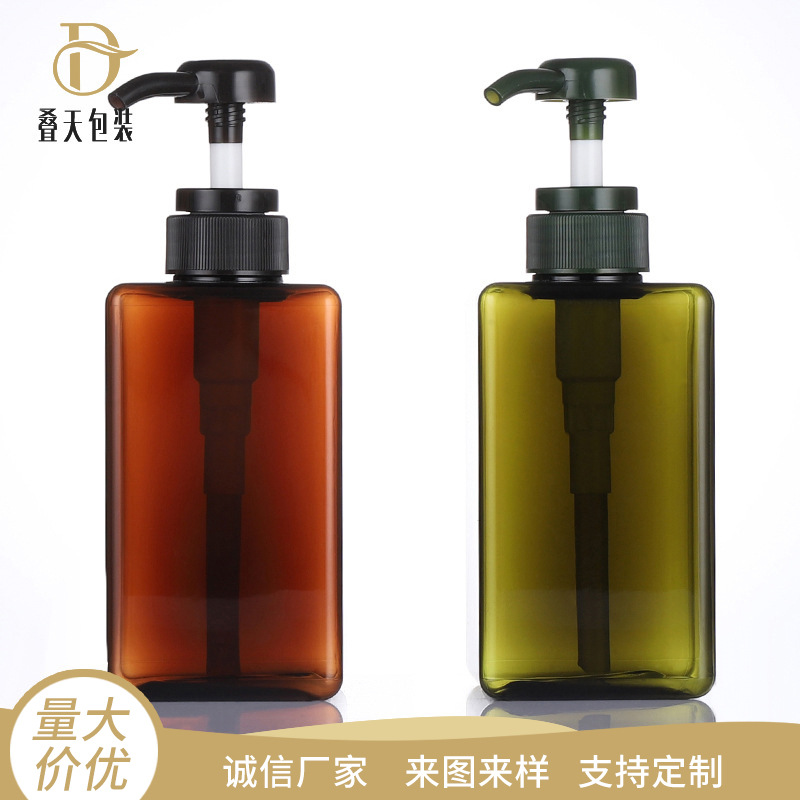 Bouteille en plastique Sifang Cosmetics Bouteille séparée shampooing Lotion Hand Lotion Bath Gel Lotion Bottle