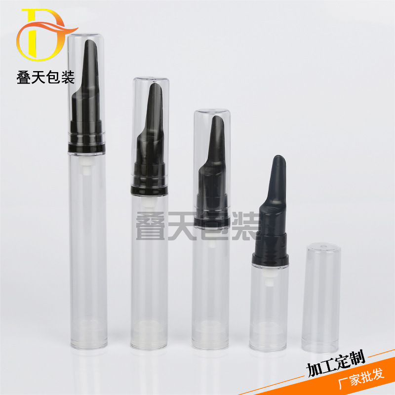 5 ml 10 ml 12 ml 15 ml Vaguum Press Lotion Bottle Crème pour la crème pour les yeux